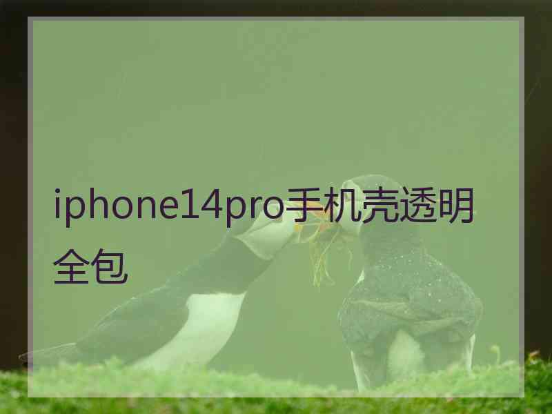 iphone14pro手机壳透明 全包