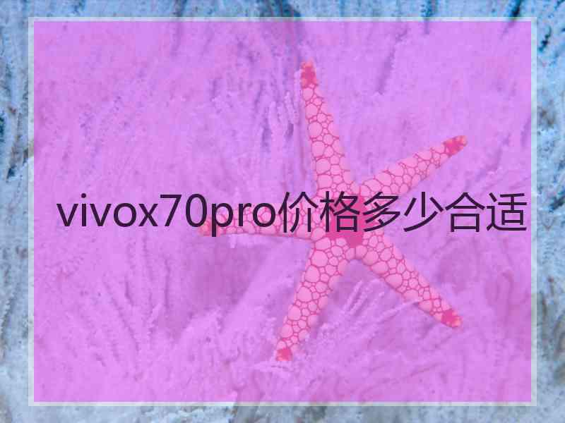 vivox70pro价格多少合适