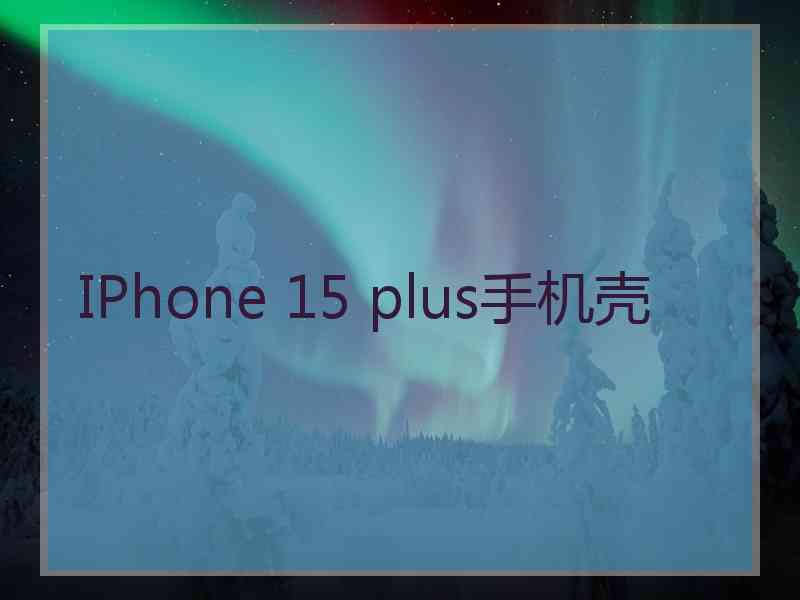 IPhone 15 plus手机壳