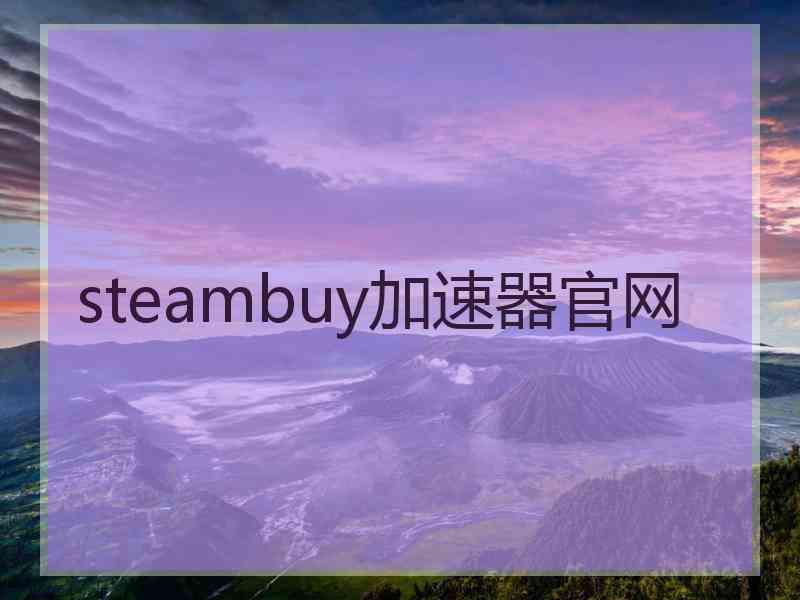 steambuy加速器官网