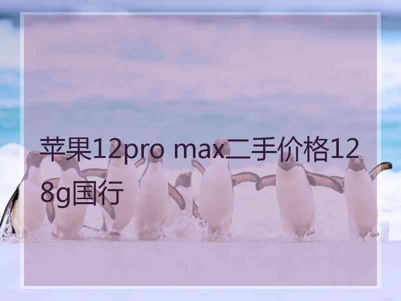 苹果12pro max二手价格128g国行