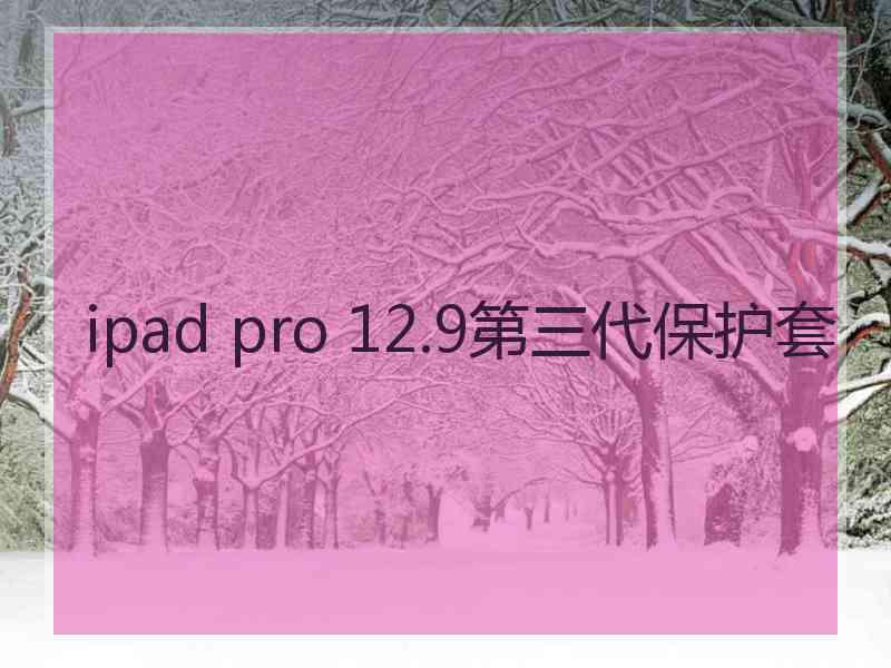 ipad pro 12.9第三代保护套