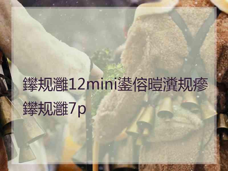 鑻规灉12mini鍙傛暟瀵规瘮鑻规灉7p