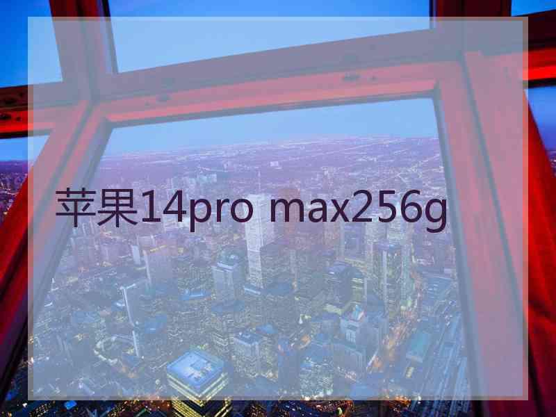 苹果14pro max256g