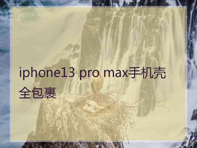 iphone13 pro max手机壳全包裹