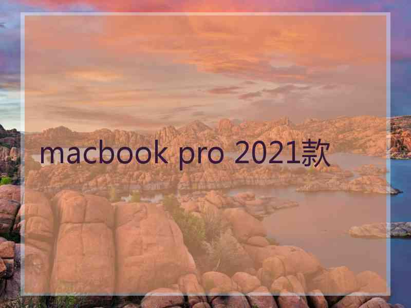 macbook pro 2021款