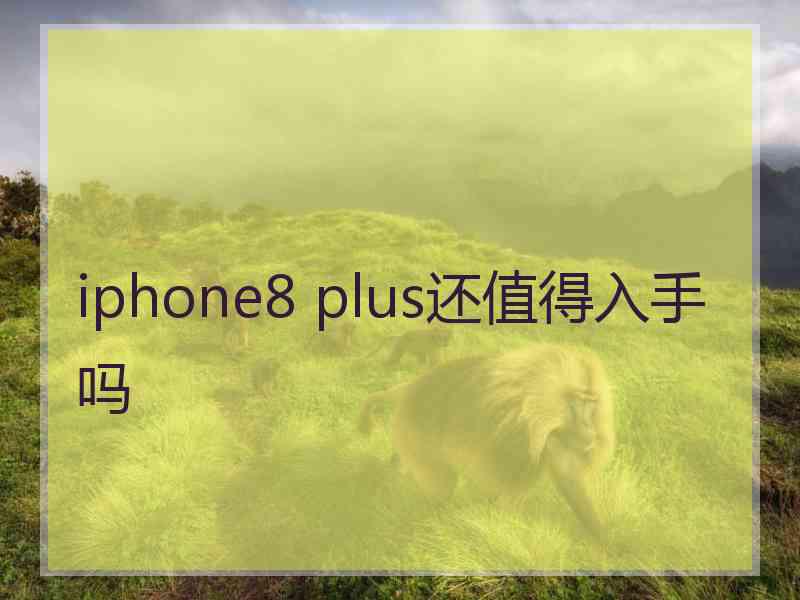 iphone8 plus还值得入手吗