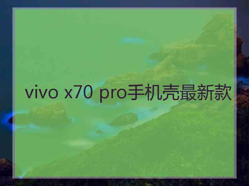 vivo x70 pro手机壳最新款