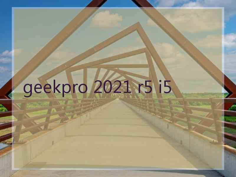 geekpro 2021 r5 i5