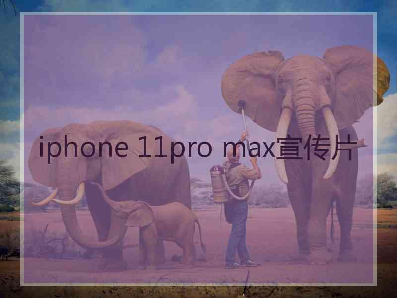 iphone 11pro max宣传片