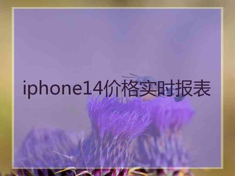 iphone14价格实时报表