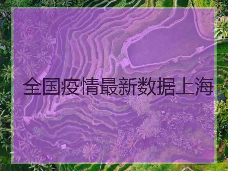 全国疫情最新数据上海