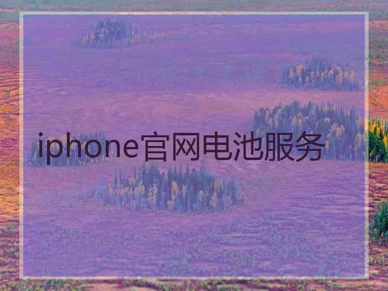 iphone官网电池服务