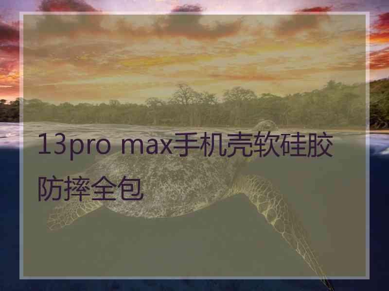 13pro max手机壳软硅胶防摔全包