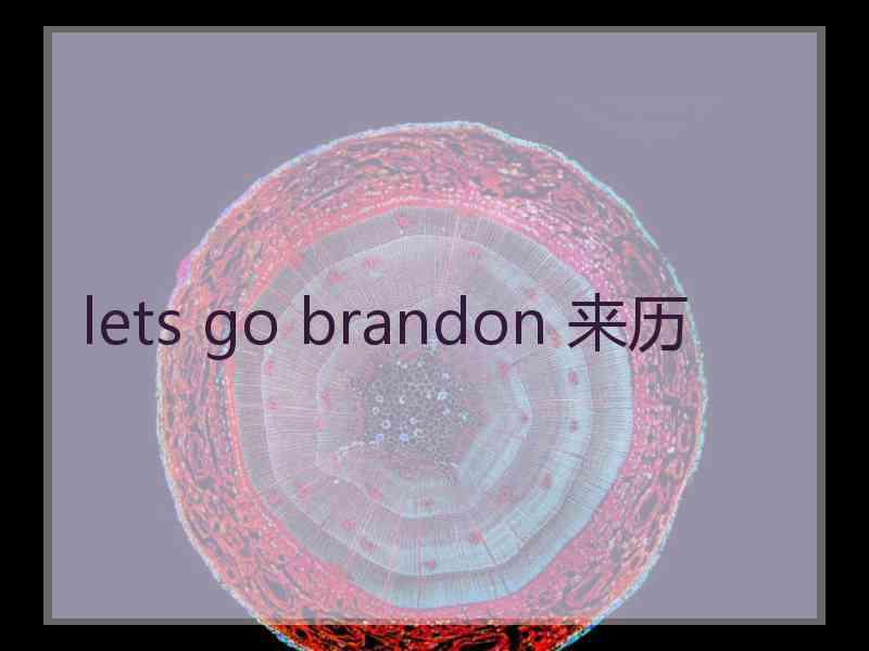 lets go brandon 来历