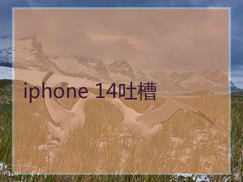 iphone 14吐槽