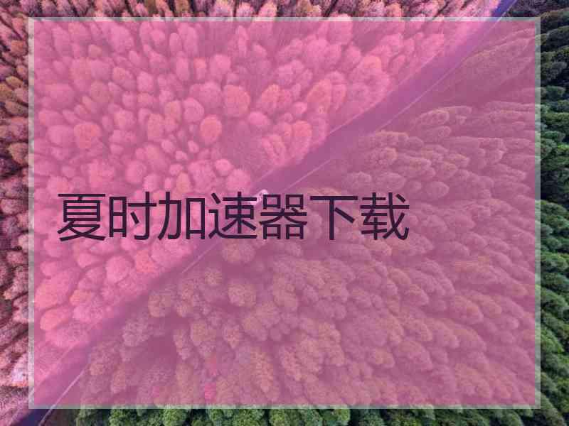 夏时加速器下载