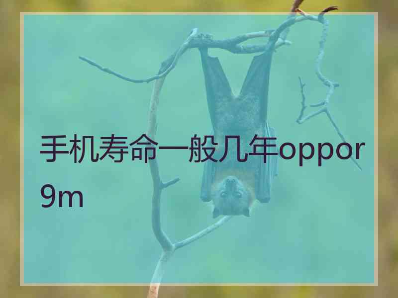 手机寿命一般几年oppor9m