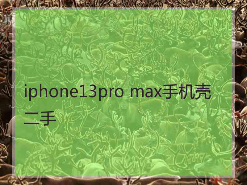 iphone13pro max手机壳二手