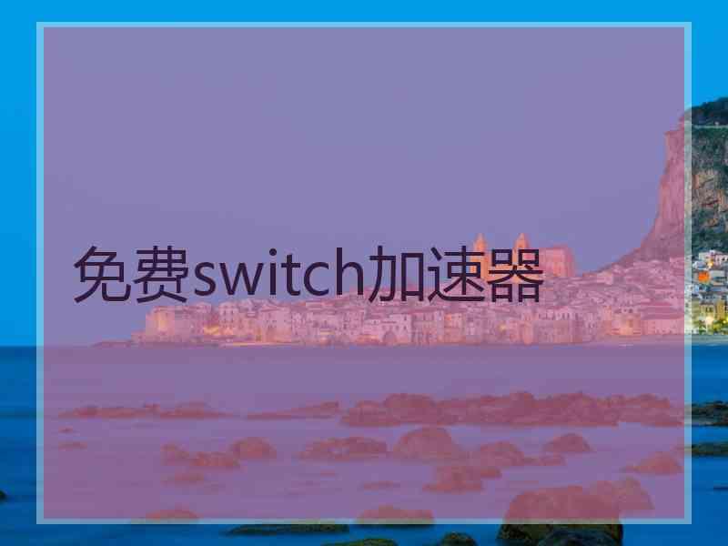 免费switch加速器