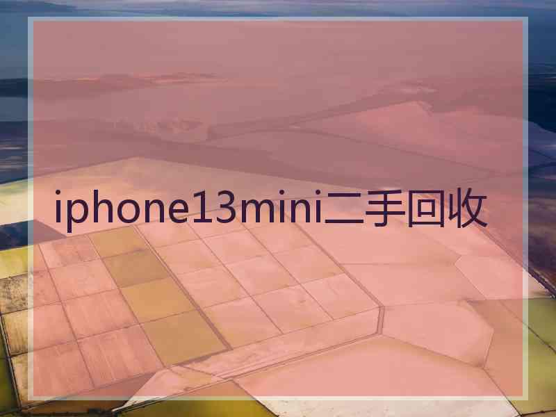 iphone13mini二手回收