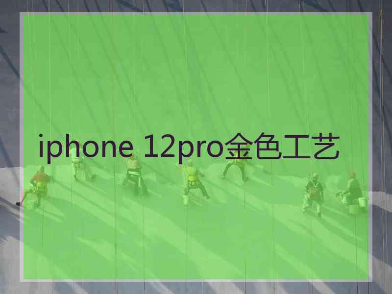 iphone 12pro金色工艺