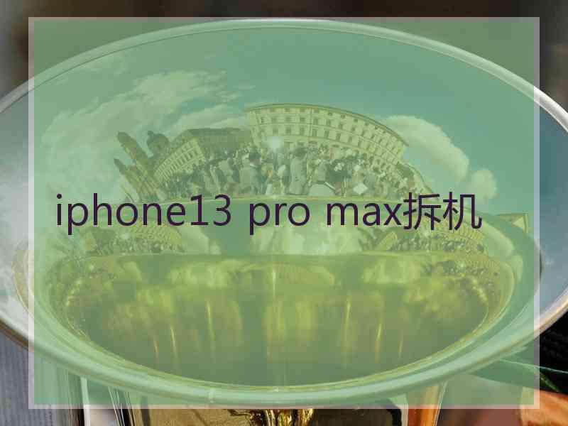 iphone13 pro max拆机