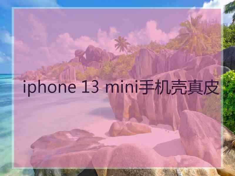 iphone 13 mini手机壳真皮