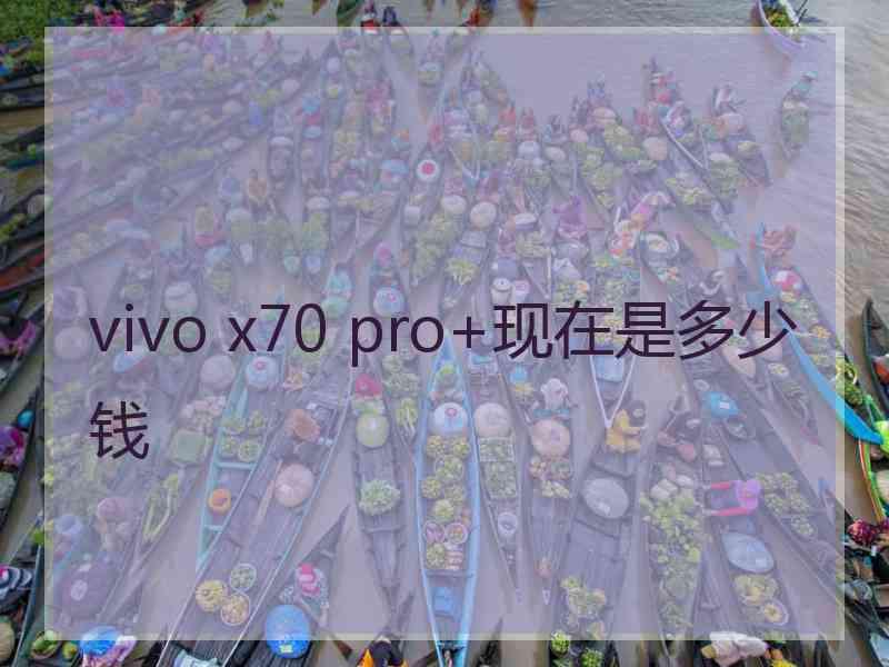 vivo x70 pro+现在是多少钱