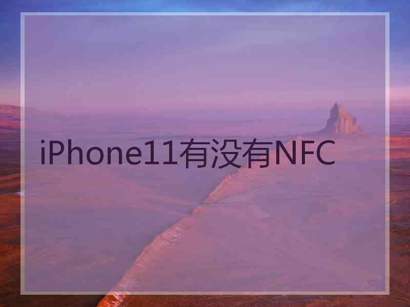 iPhone11有没有NFC