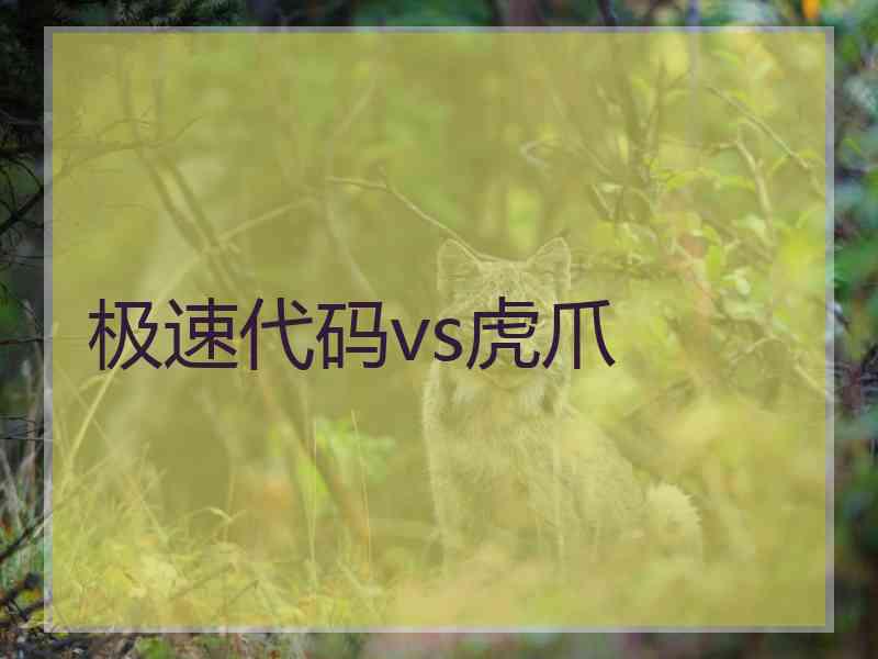 极速代码vs虎爪