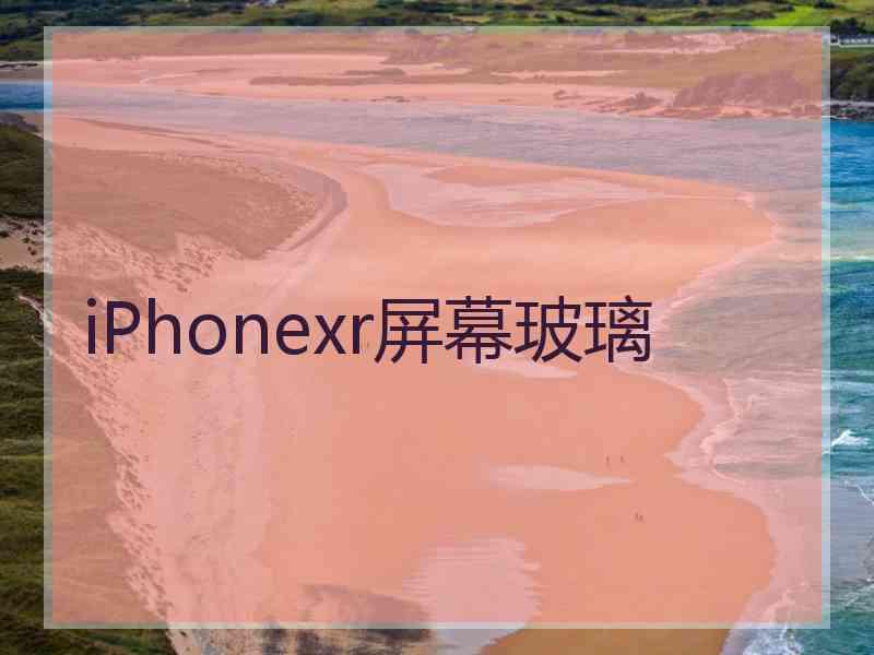 iPhonexr屏幕玻璃