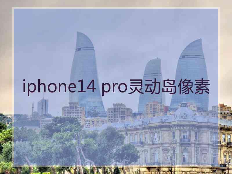 iphone14 pro灵动岛像素