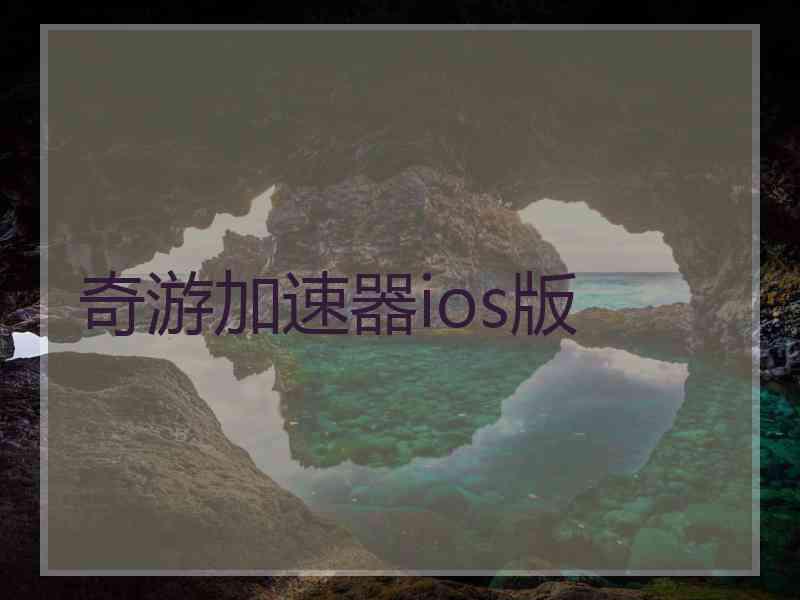 奇游加速器ios版