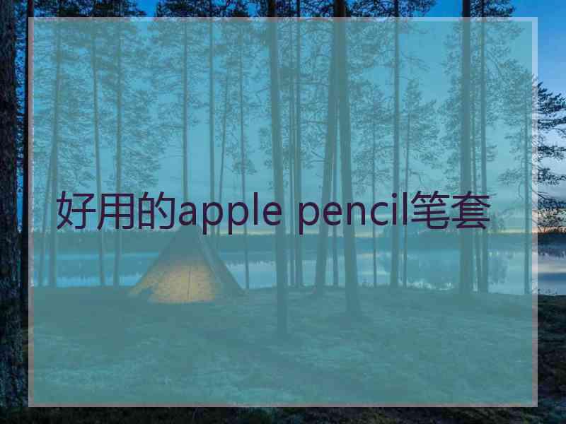 好用的apple pencil笔套