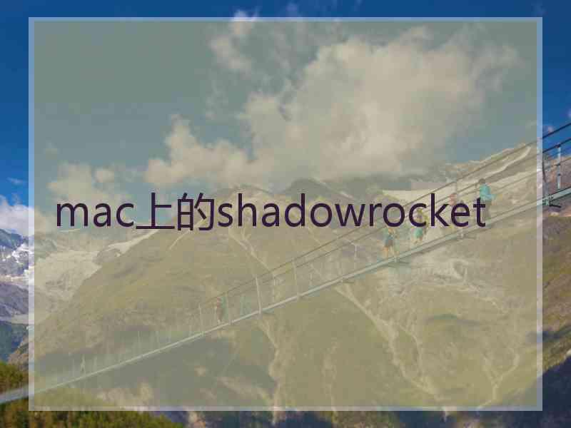 mac上的shadowrocket