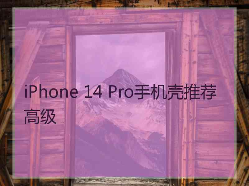 iPhone 14 Pro手机壳推荐高级