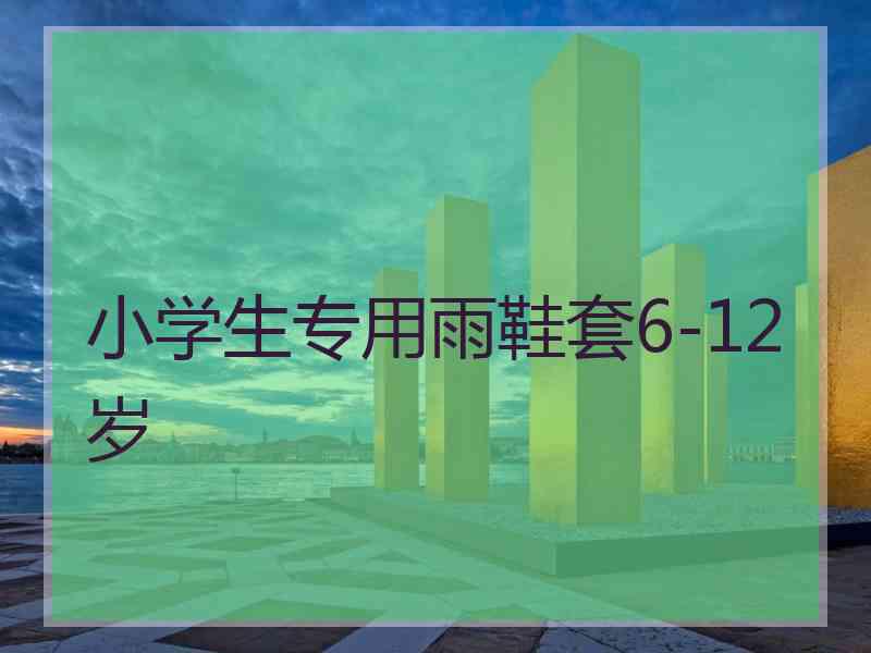 小学生专用雨鞋套6-12岁