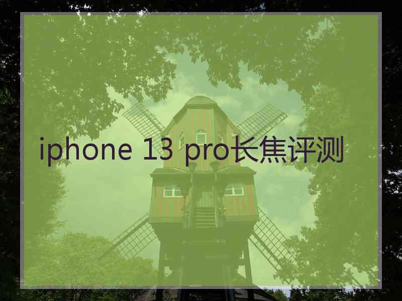 iphone 13 pro长焦评测