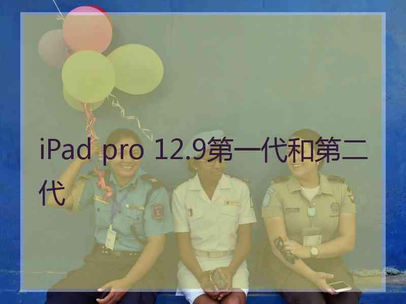 iPad pro 12.9第一代和第二代