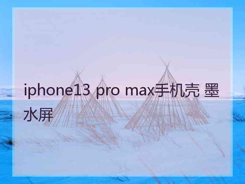 iphone13 pro max手机壳 墨水屏