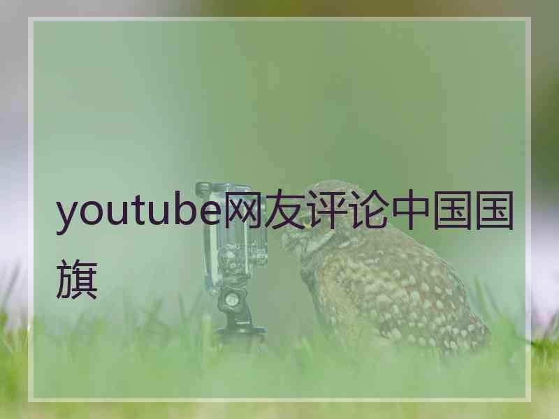 youtube网友评论中国国旗