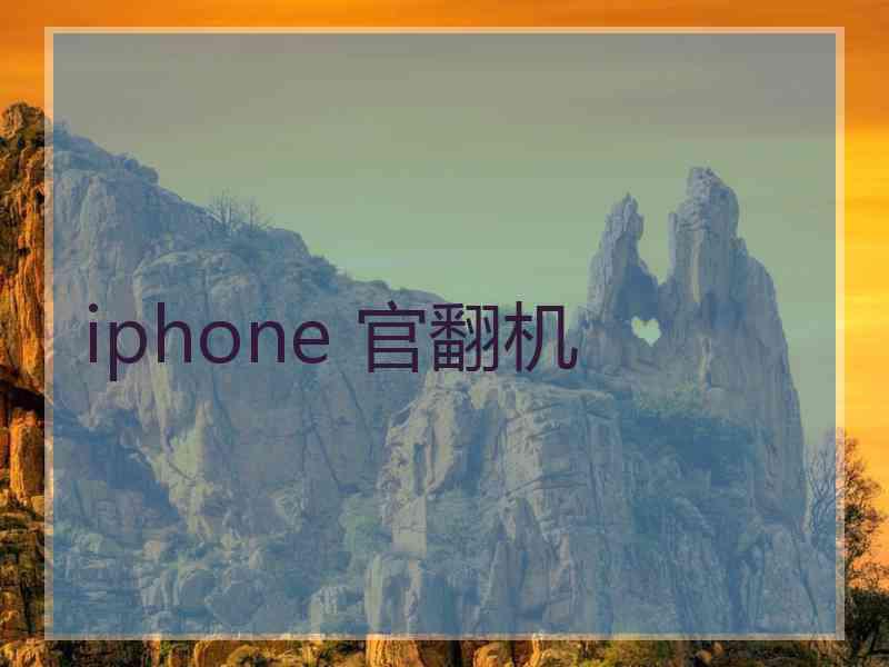 iphone 官翻机