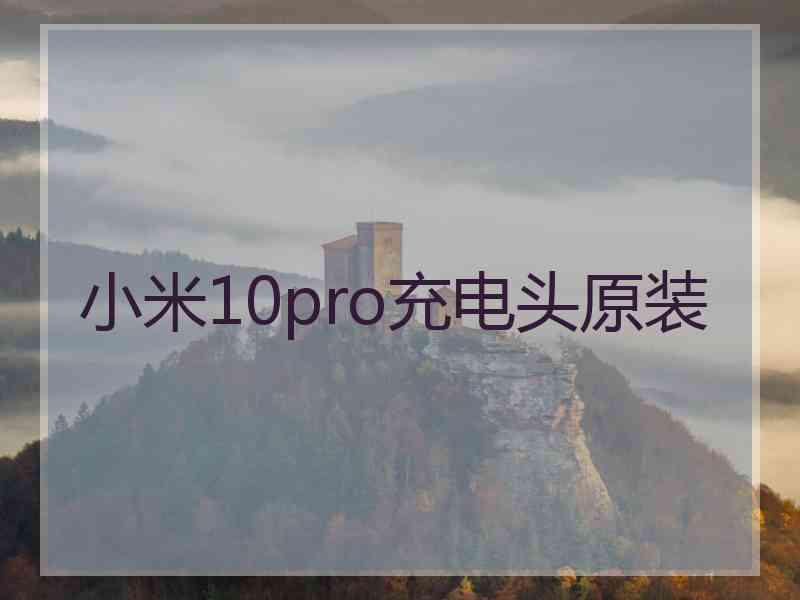 小米10pro充电头原装