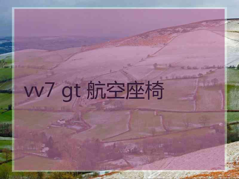 vv7 gt 航空座椅