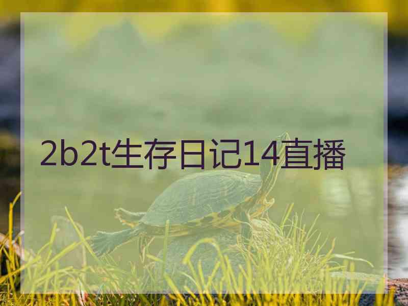 2b2t生存日记14直播