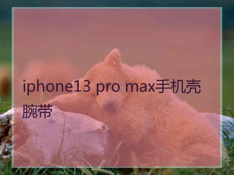 iphone13 pro max手机壳腕带