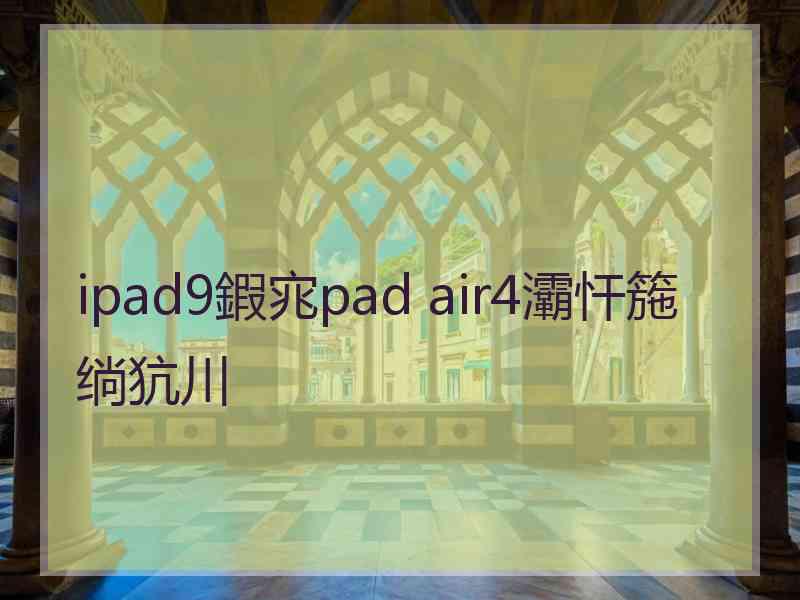 ipad9鍜宨pad air4灞忓箷绱犺川