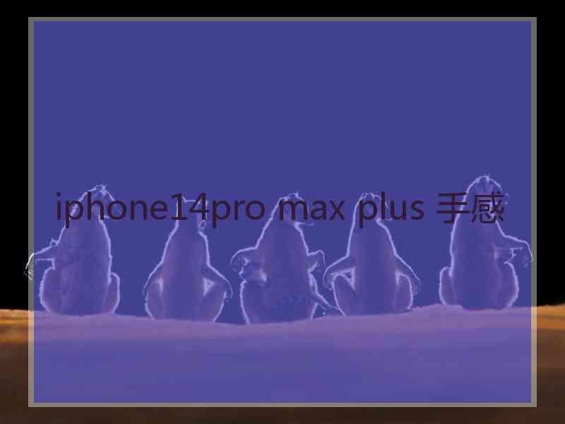 iphone14pro max plus 手感