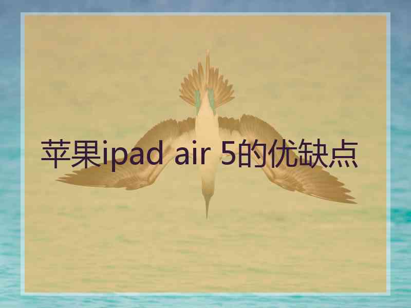 苹果ipad air 5的优缺点